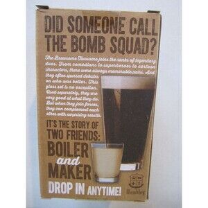 Wembley Brewsome Twosome Guinness Bomber 16 oz. pint glass 1 oz. Shot Glass